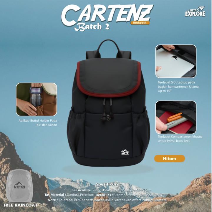 PO CARTENZ BACKPACK BATCH 2 BY VITTO EXPLORE