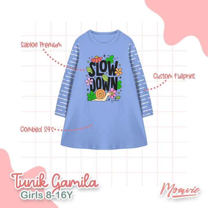 READY STOK TUNIK GAMILA BY MOMVIE