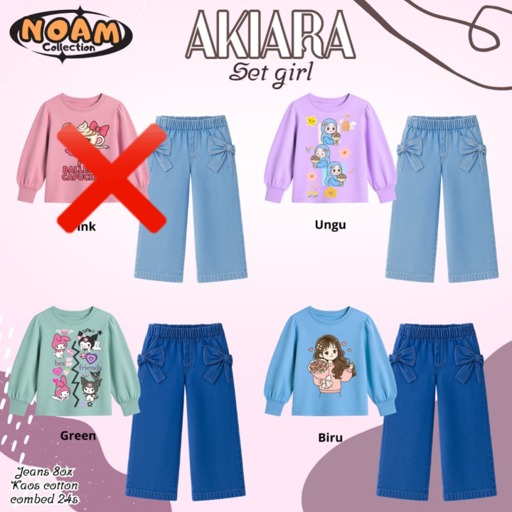 PO AKIARA SET GIRL (TEEN) BY NOAM