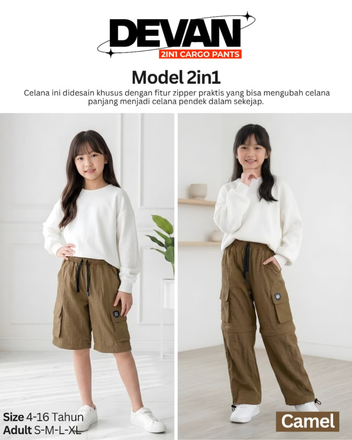 PO DEVAN 2IN1 CARGO PANTS BY UPRIGHT