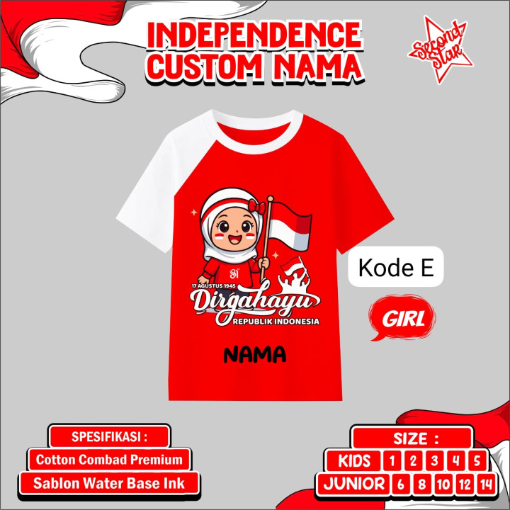 PO SECOND STAR INDEPENDENCE CUSTOM NAMA