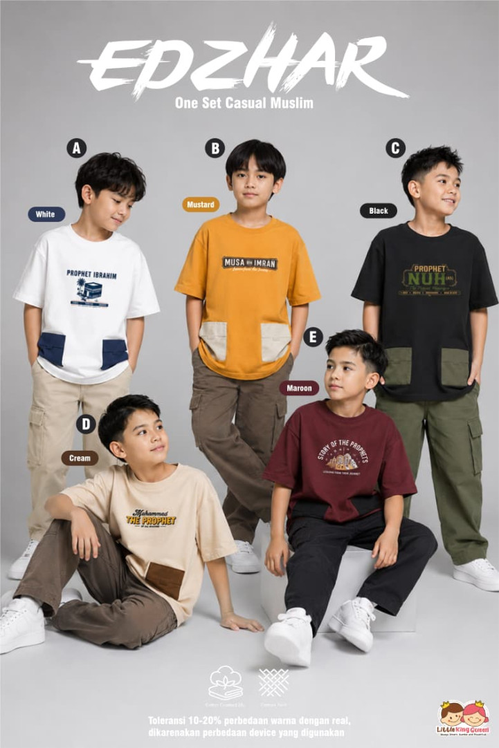 PO ONE SET EDZHAR BY LITTLE KING QUEEN