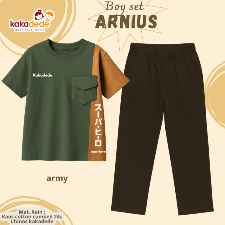 PO BOY SET ARNIUS (JUN) BY KAKADEDE