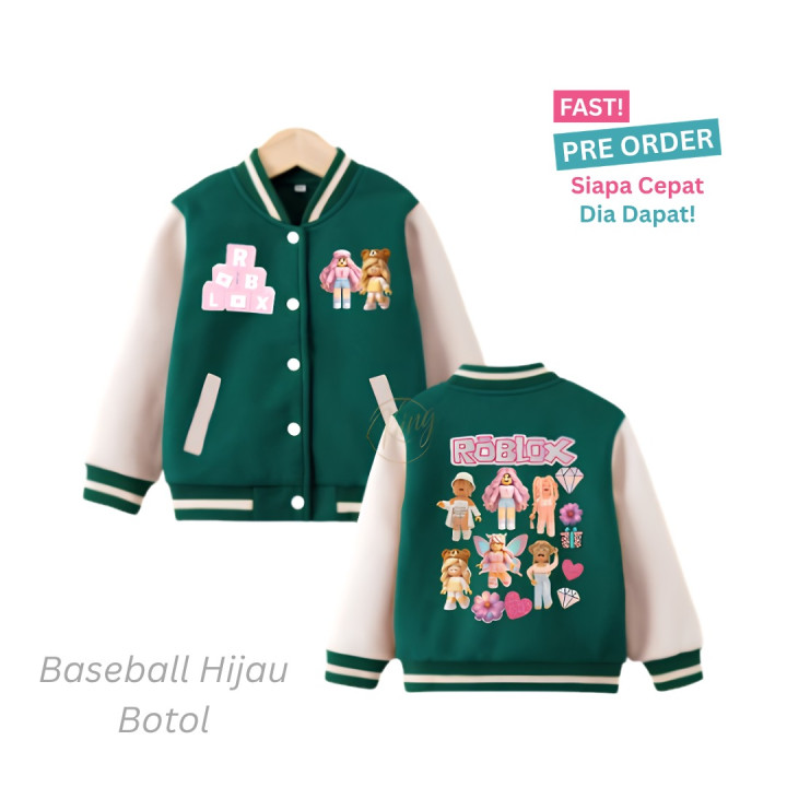 FAST PO ROBLOX BASEBALL AND ZIPPER JACKET