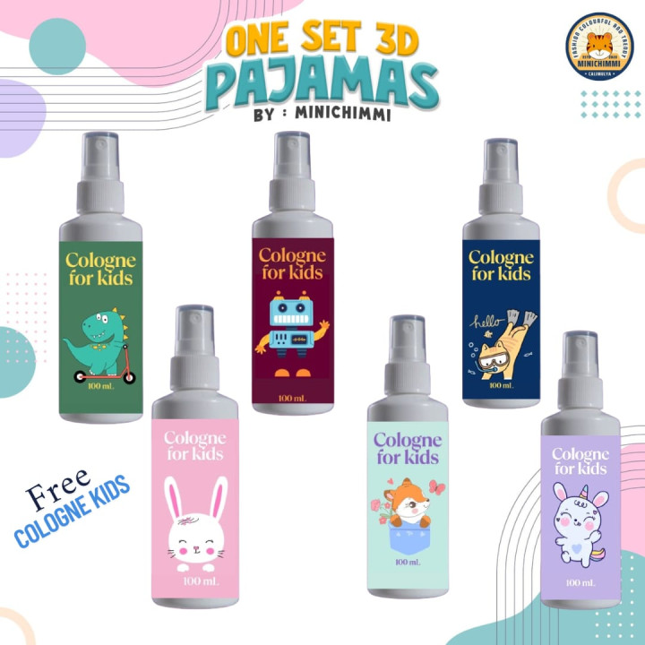 PO ONE SET 3D PAJAMAS MINICHIMMI
