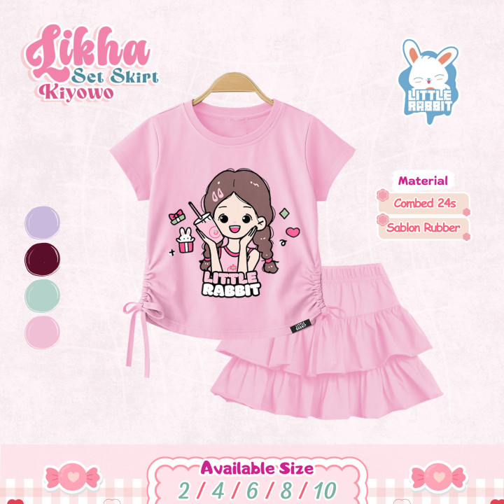 PO LIKHA SET SKIRT KIYOWO BY LITTLE RABBIT