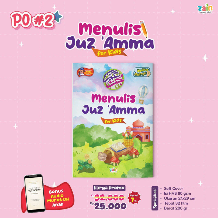 PO BUKU MENULIS JUZ AMMA FOR KIDS