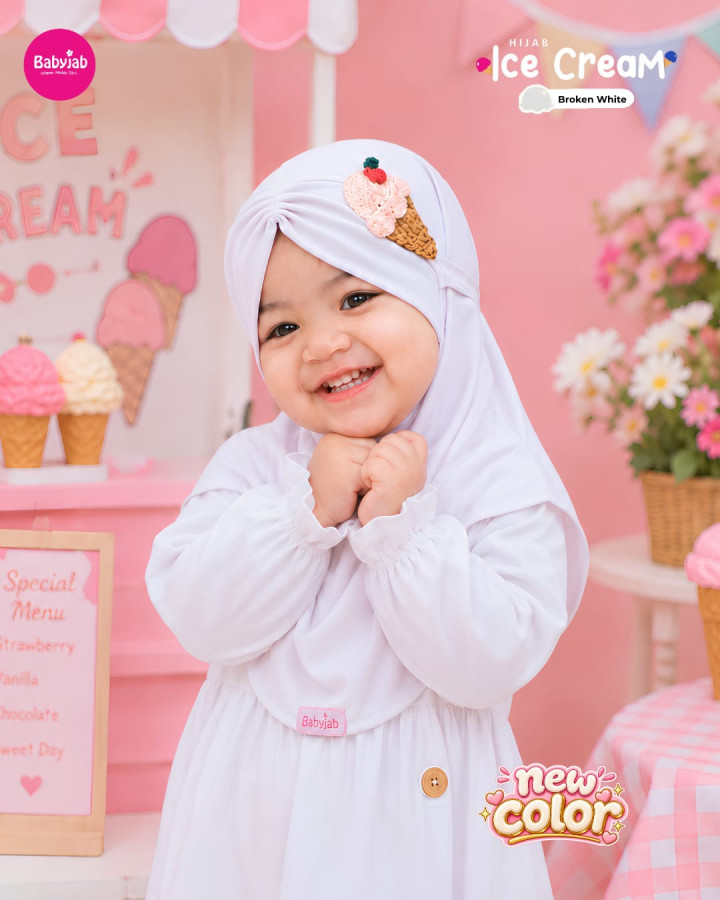 PO  HIJAB ICE CREAM BY BABYJAB