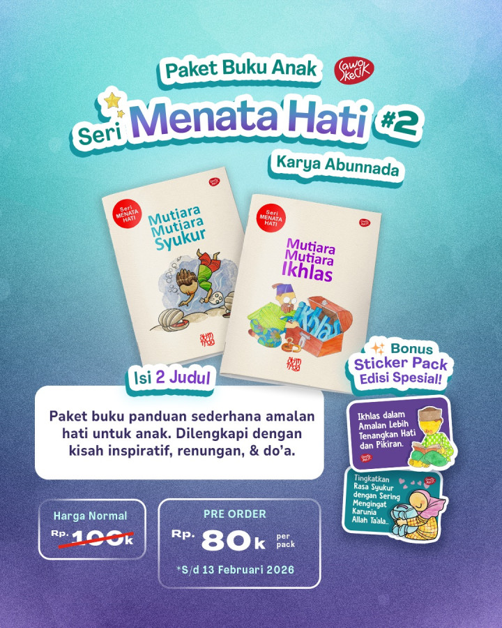 PO BUKU SERI MENATA HATI #2 PUSTAKA SAWO KECIK