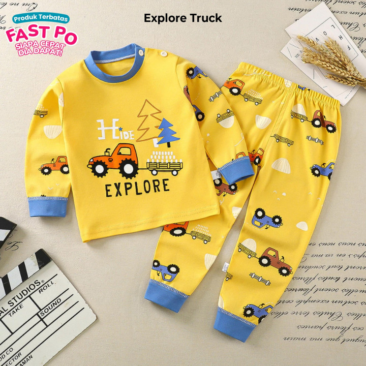 FAST PO HAPPY NAP TODDLER PAJAMAS