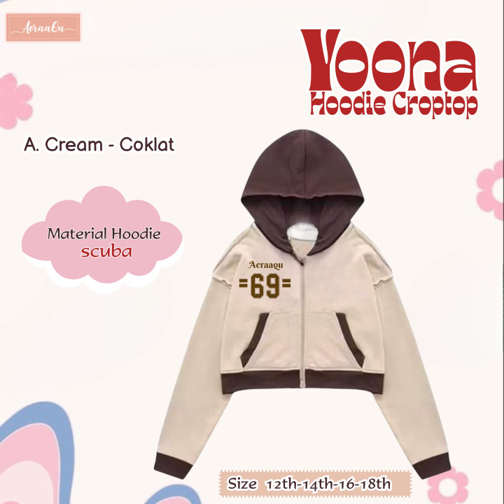 PO YOONA HOODIE CROPTOP BY AERAAQU