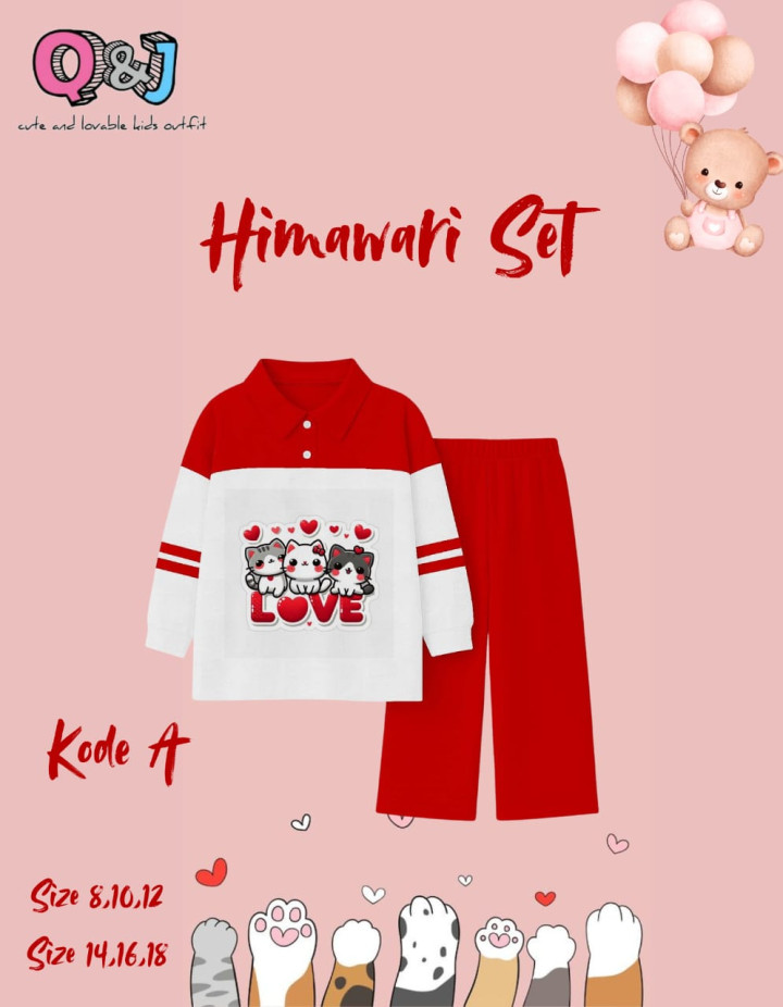 PO HIMAWARI SET (TEEN) BY Q&J