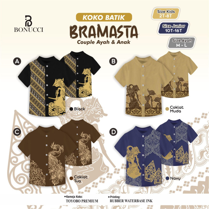 READY STOK KOKO BRAMASTA (KIDS) BY BONUCCI