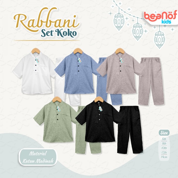 RABBANI SETELAN KOKO BY BEANOF KIDS