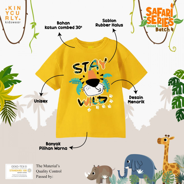 UNISEX TEE SAFARI SERIES BY KINYCURLY