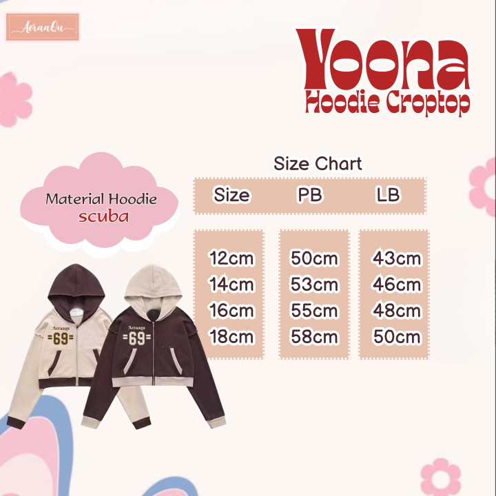 PO YOONA HOODIE CROPTOP BY AERAAQU