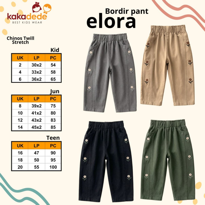 PO BORDIR PANT ELORA BY KAKADEDE