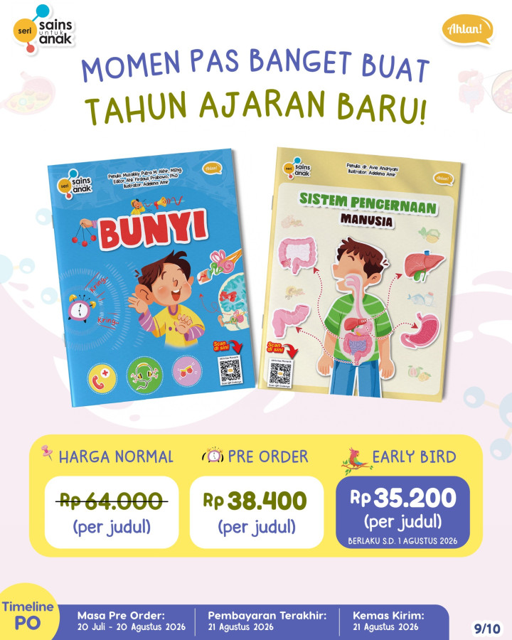 PO SERI SAINS ANAK BUNYI DAN SISTEM PENCERNAAN MANUSIA