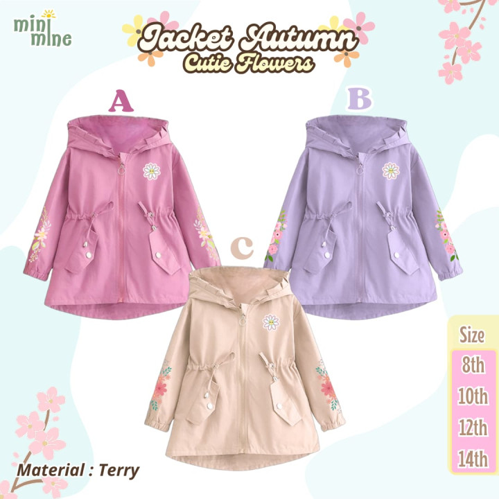 PO JACKET AUTUMN CUTIE FLOWER BY MINIMINE
