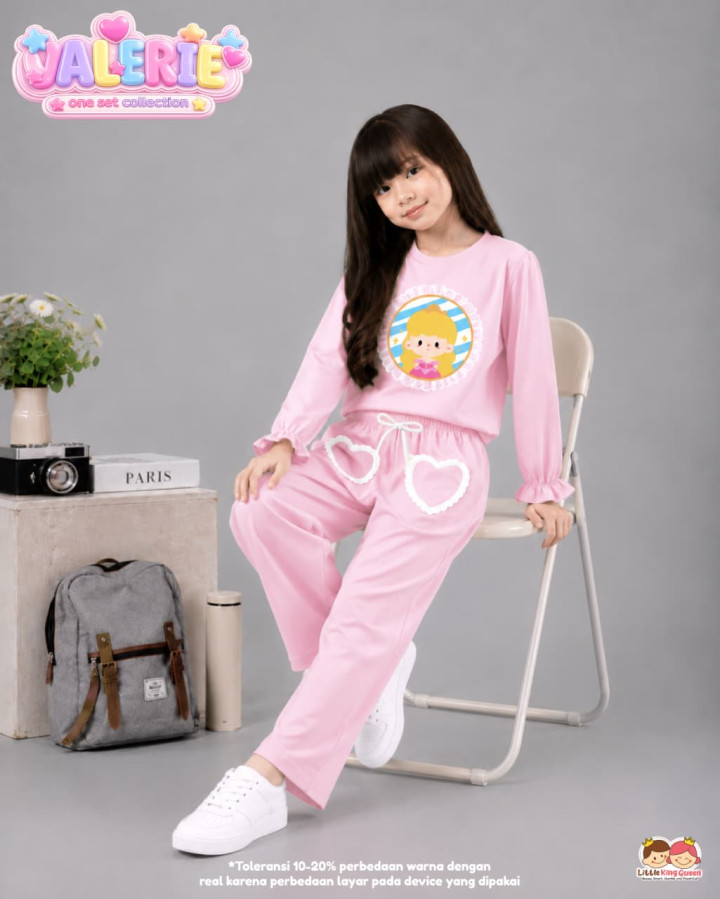 PO SET  VALERIE COLLECTION BY LITTLE KING QUEEN