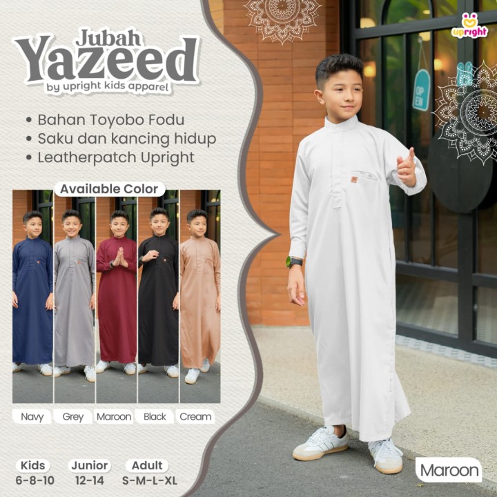 PO JUBAH YAZEED KIDS JUN BY UPRIGHT KIDS APPAREL