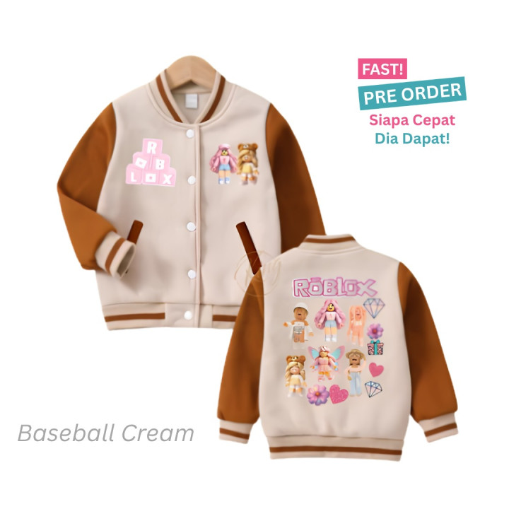 FAST PO ROBLOX BASEBALL AND ZIPPER JACKET