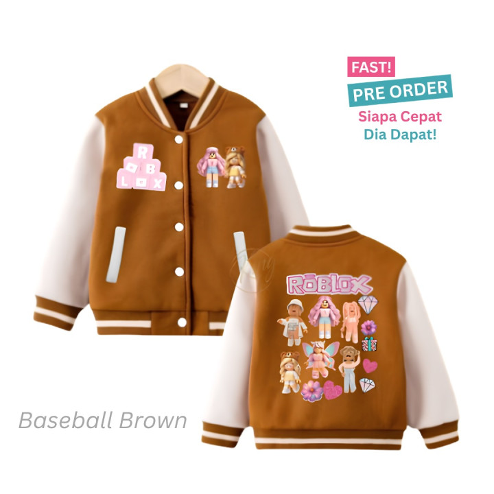 FAST PO ROBLOX BASEBALL AND ZIPPER JACKET