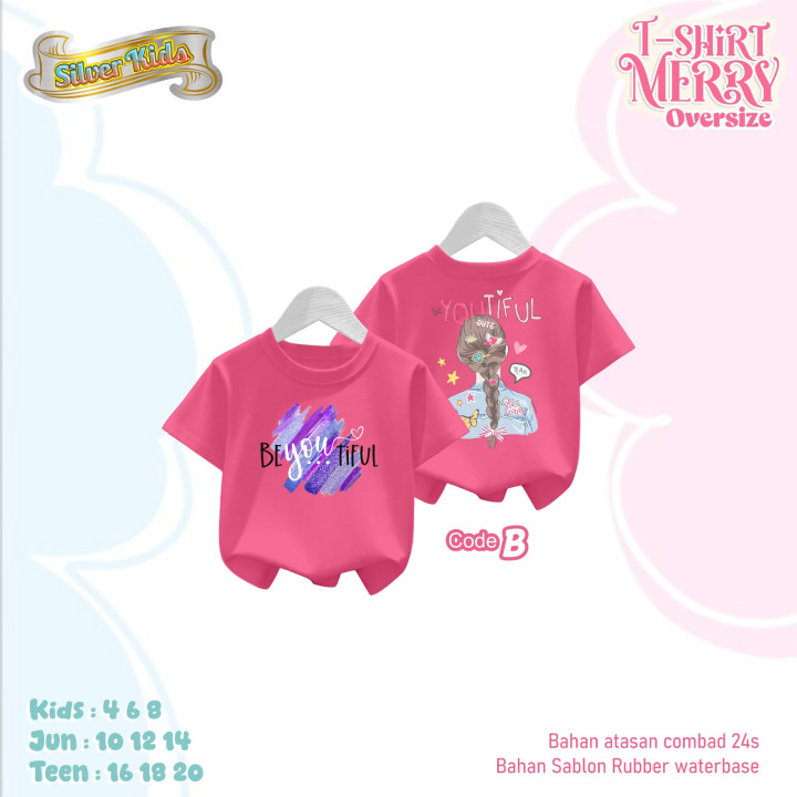 PO T-SHIRT OVERSIZE MERRY BY SILVERKIDS