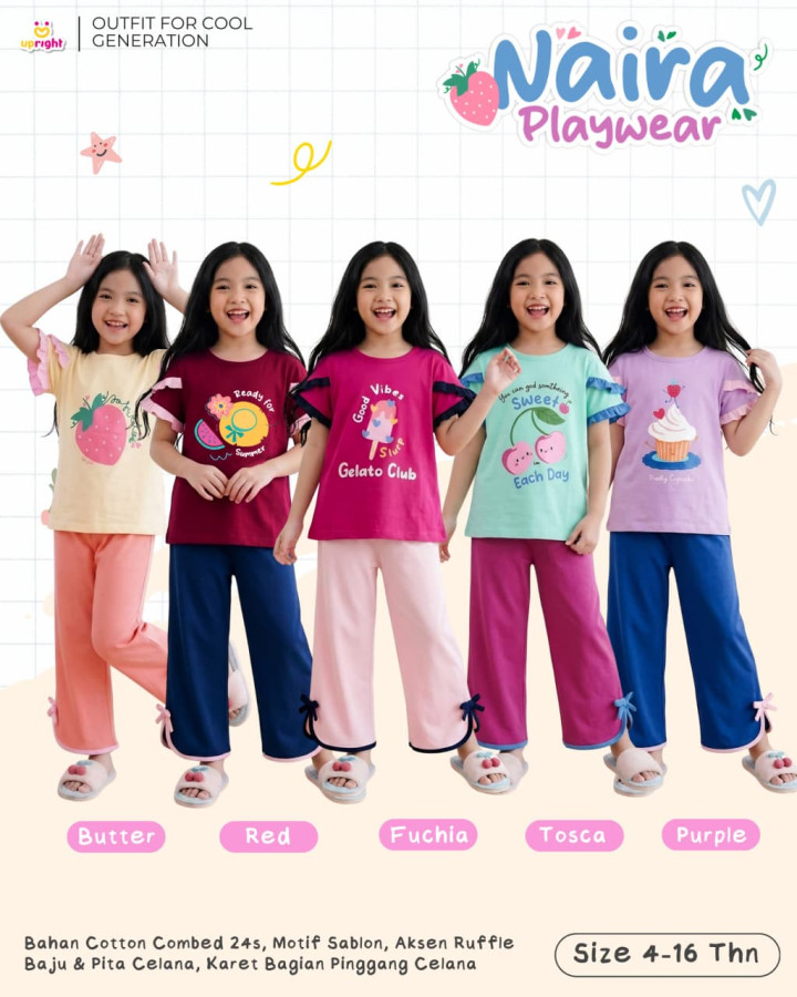 PO NAIRA PLAYWEAR BY UPRIGHT 