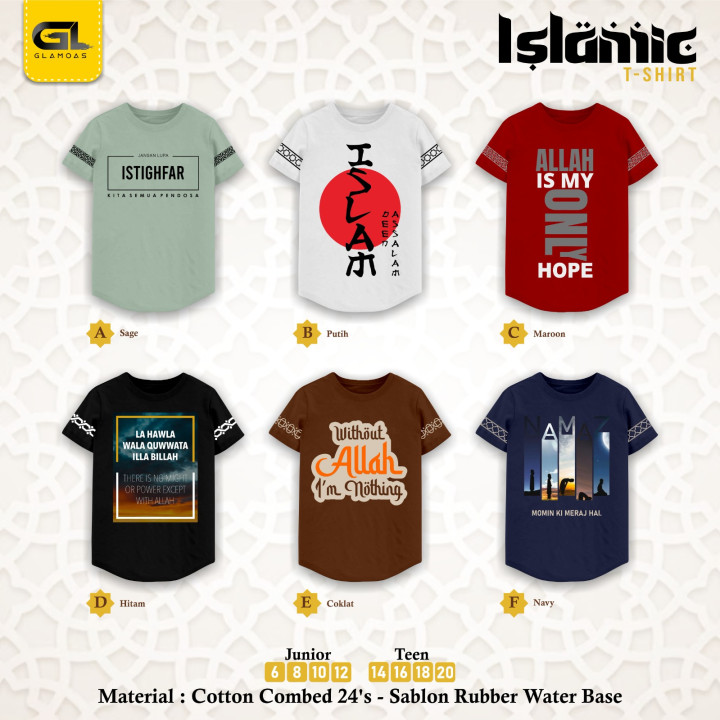 PO ISLAMIC TSHIRT BY GLAMOAS