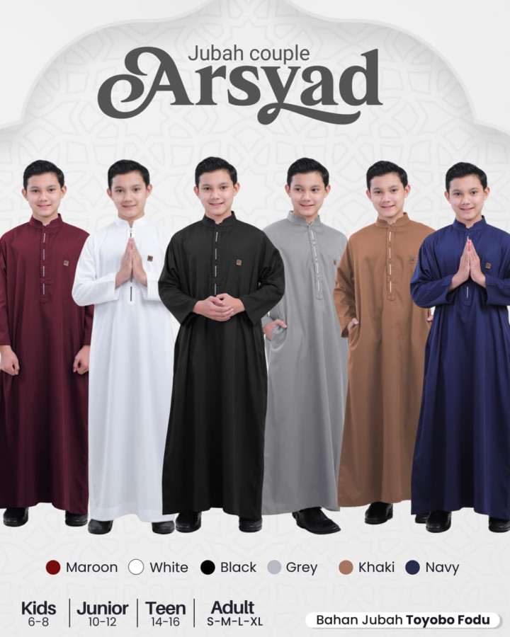 PO JUBAH ARSYAD BY UPRIGHT
