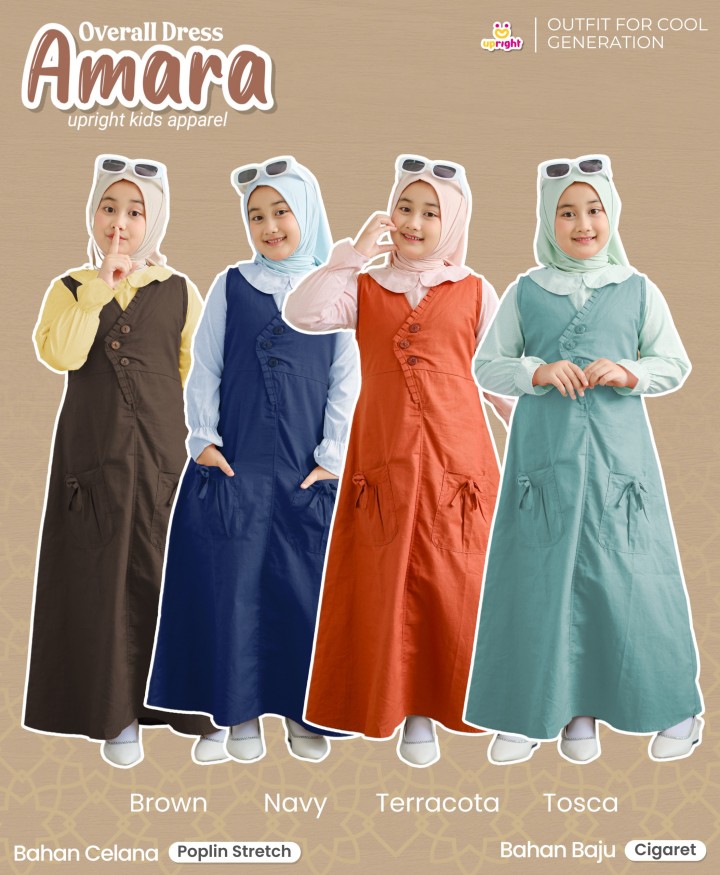 PO OVERALL DRESS AMARA BY UPRIGHT