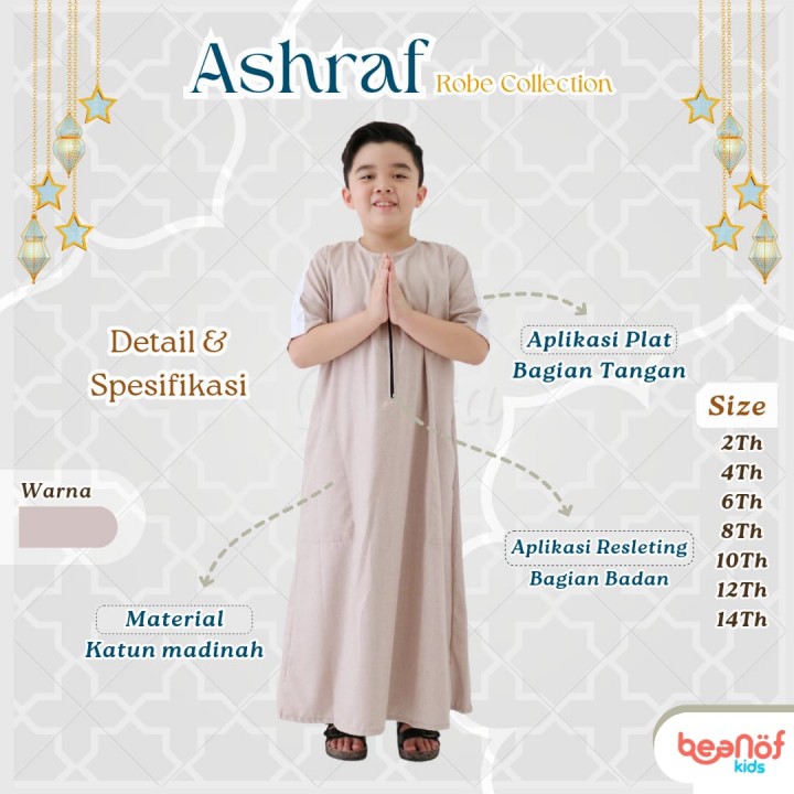 JUBAH GAMIS ASHRAF BY BEANOFKIDS