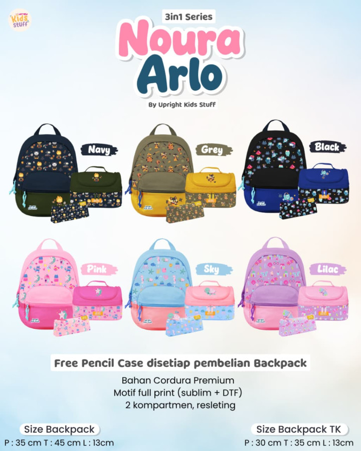 PO TAS NOURA & ALRO BACKPACK ONLY BY UPRIGHT