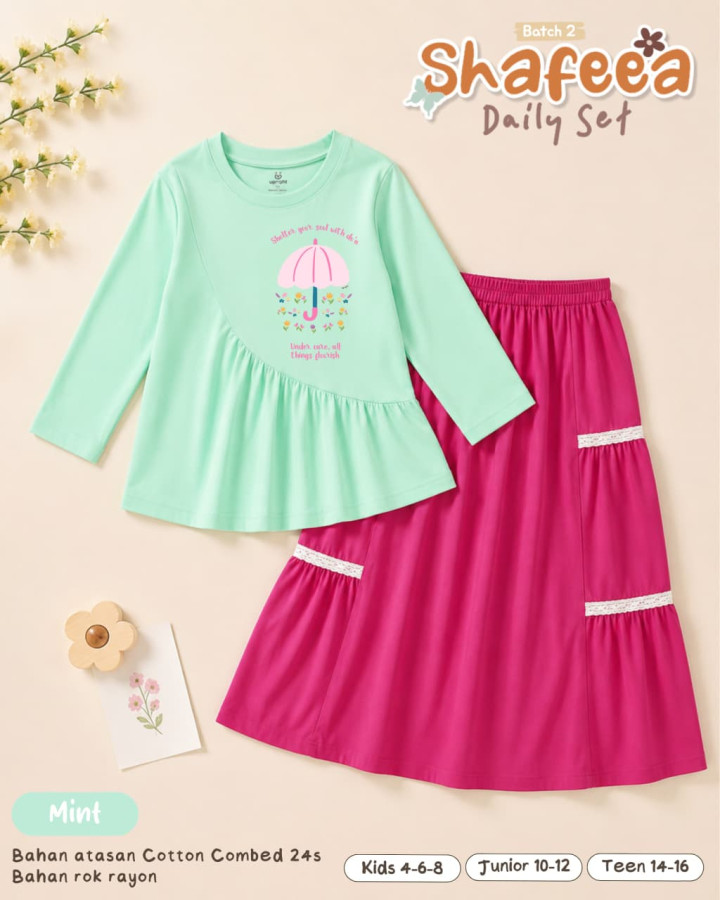 PO SHAFEEA DAILY SET BATCH 2 BY UPRIGHT