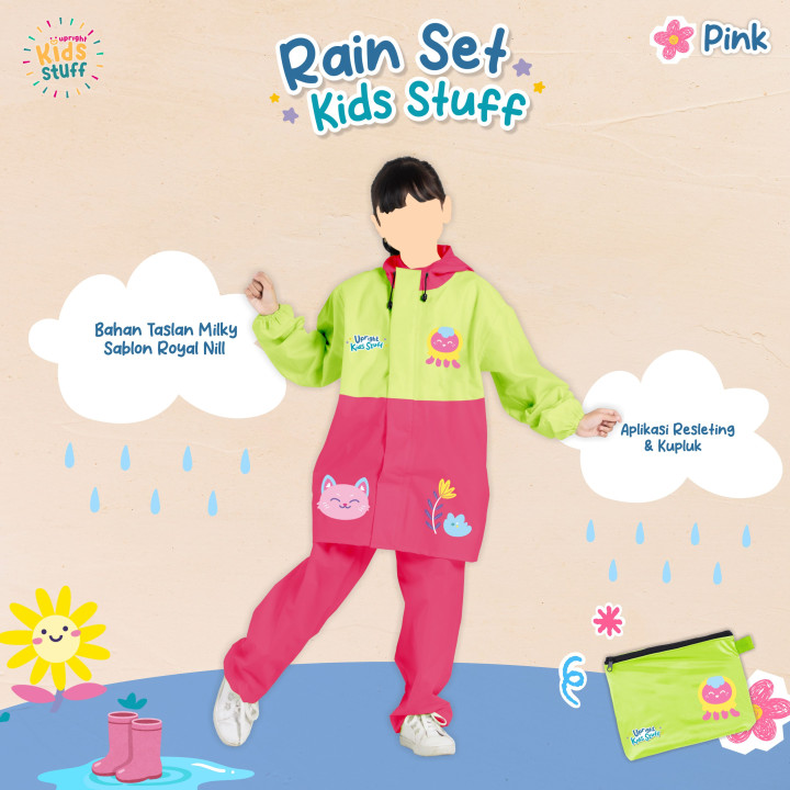 PO RAIN SET BY UPRIGHT KIDS STUFF