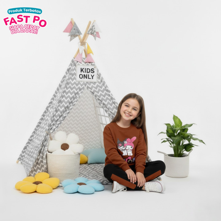 FAST PO SERI 1 KUROMI MELODY BUDDY SET
