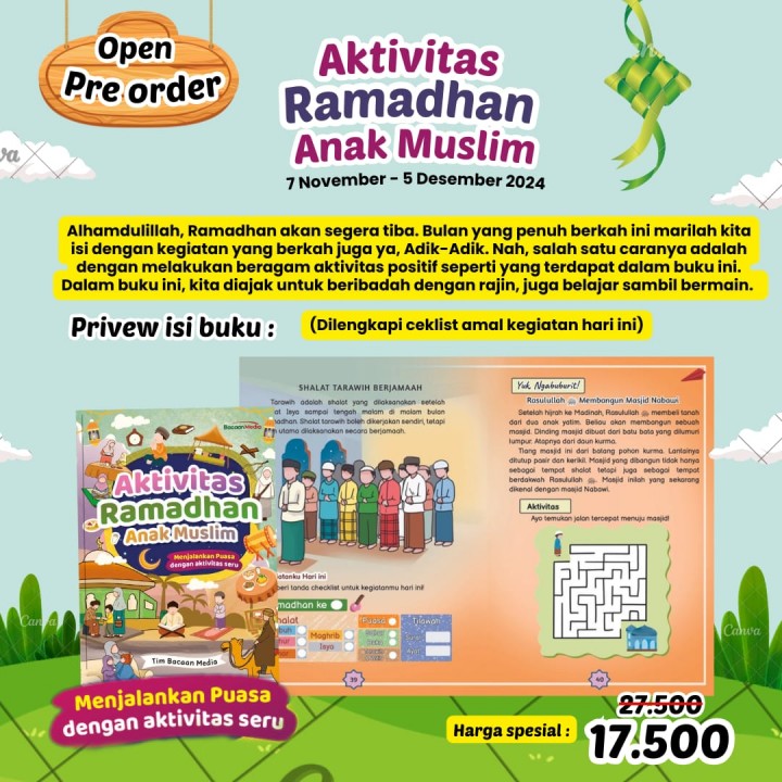 PO BUKU AKTIVITAS RAMADHAN ANAK MUSLIM