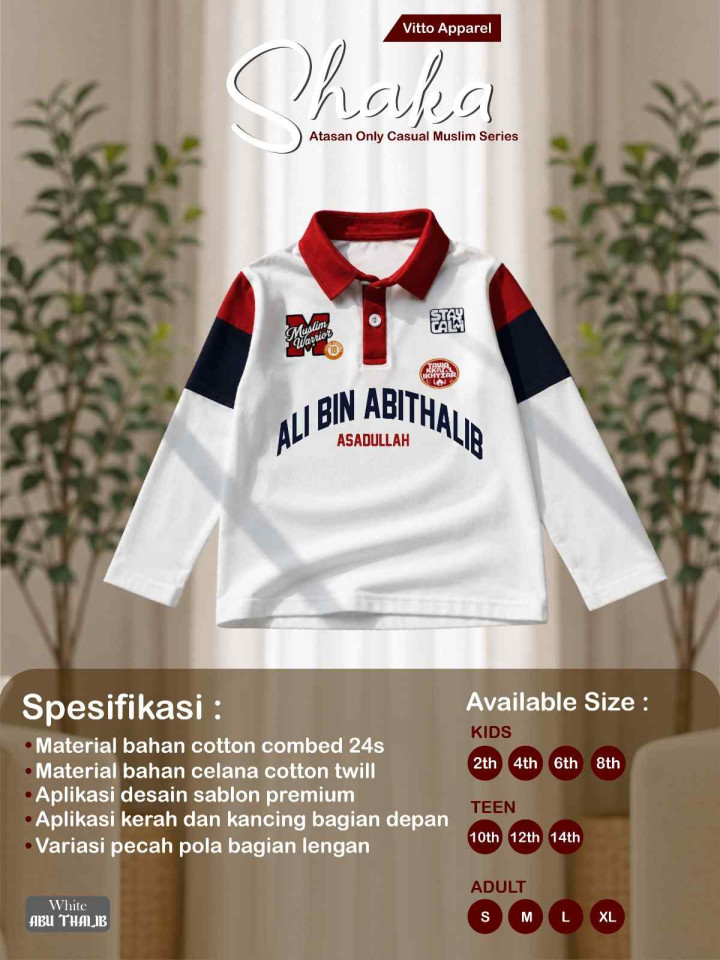 PO SAKHA ATASAN ONLY CASUAL MUSTIM SERIES BY VITTO APPAREL
