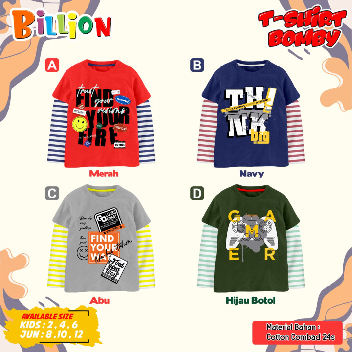 PO TSHIRT BOMBY BY BILLION