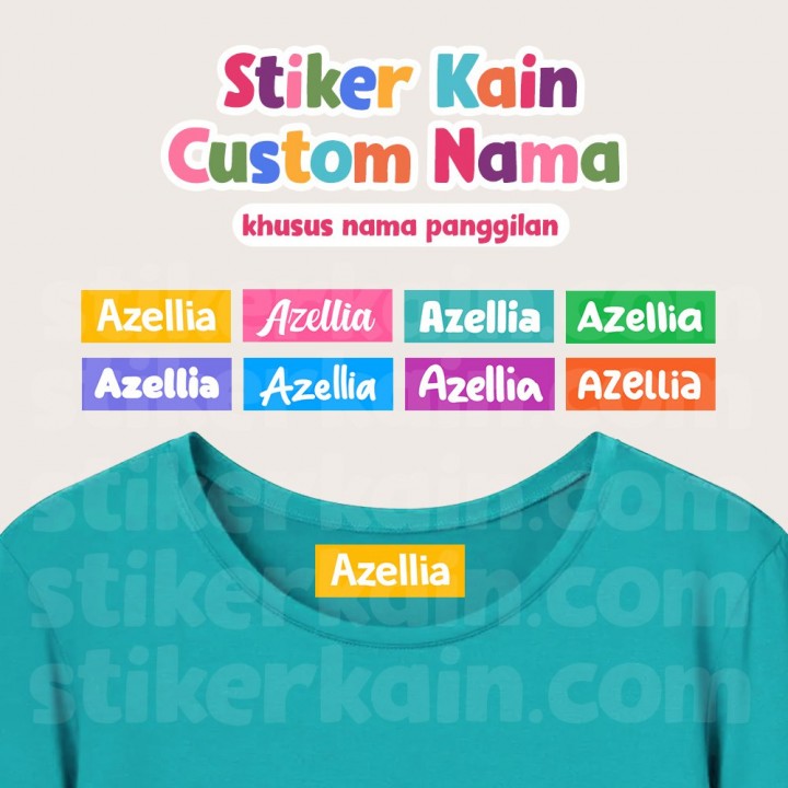 PO STIKER KAIN CUSTOM NAMA PANGGILAN MGL