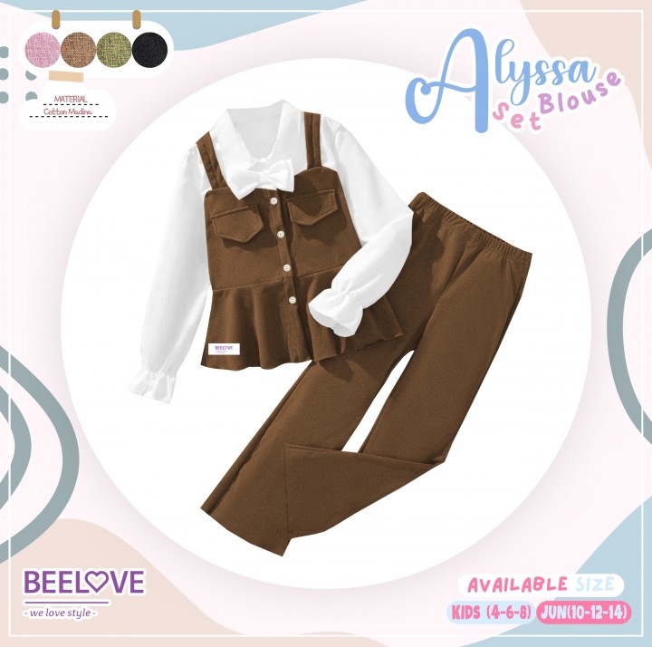 PO ALYSSA SET BLOUSE BY BEELOVE