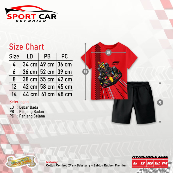 PO ONESET SPORT CAR BY SILVERKIDS