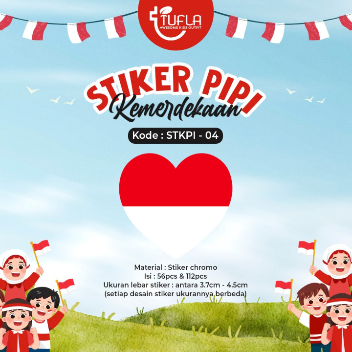 FAST PO STIKER PIPI KEMERDEKAAN