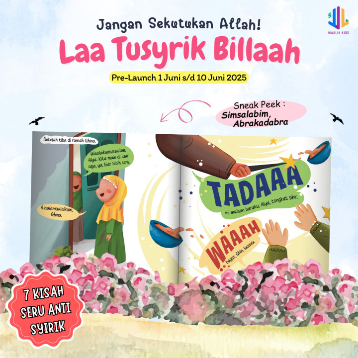 PO BUKU SERIAL TAUHID : LAA TUSYRIK BILLAH (Pre Order 11-30 Juni)