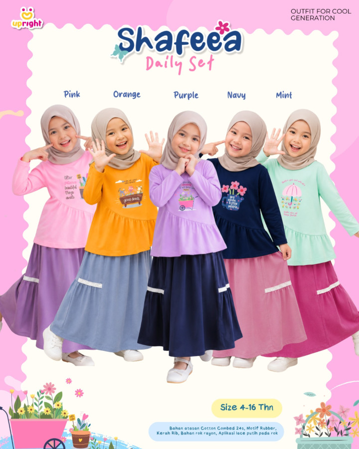 PO SHAFEEA DAILY SET BY UPRIGHT 