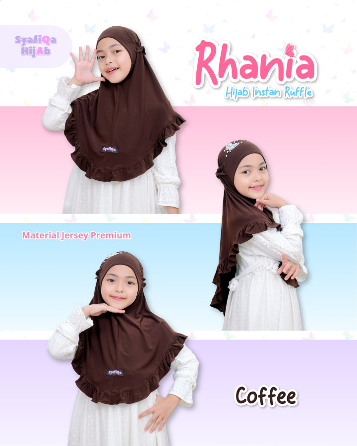 PO RHANIA HIJAB INSTAN RUFFLE BY SYAFIQA