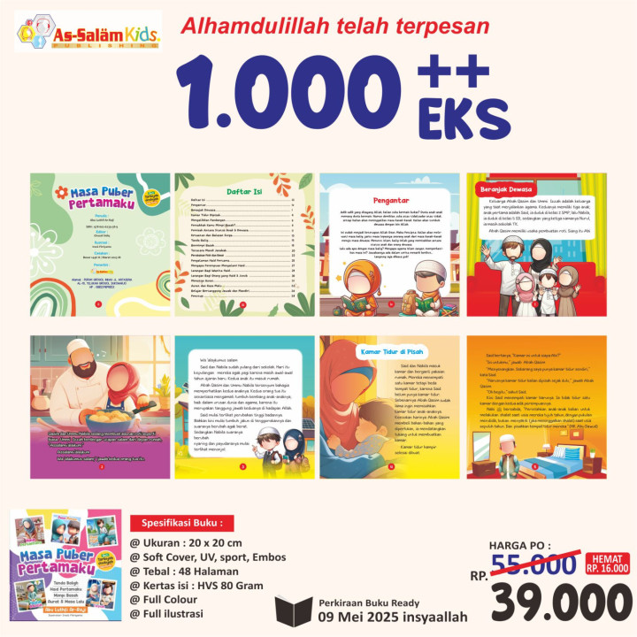 PO BUKU MASA PUBER PERTAMAKU BY AS-SALAM KIDS