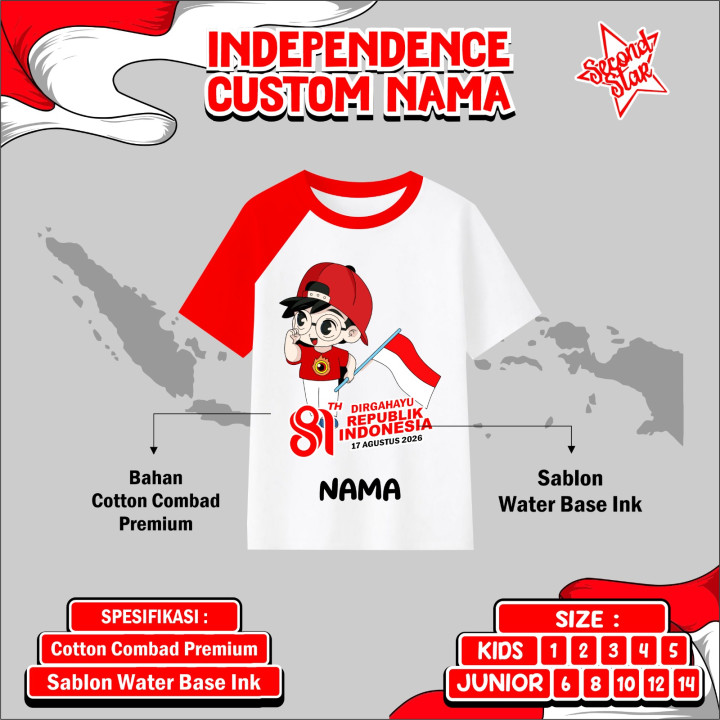 PO SECOND STAR INDEPENDENCE CUSTOM NAMA