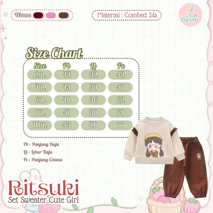 PO RITSUKI SET SWEATER BY DELIFA